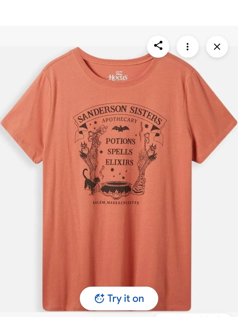 torrid Sanderson Sisters Graphic Tee - Rust